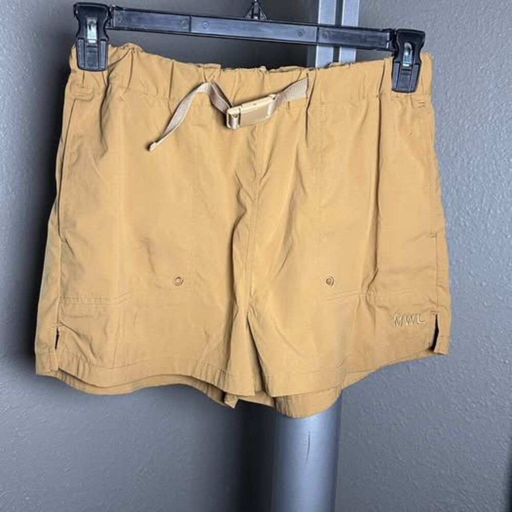 Madewell MWL Toffee hiking shorts Belted Nylon Shorts - Picture 3 of 7